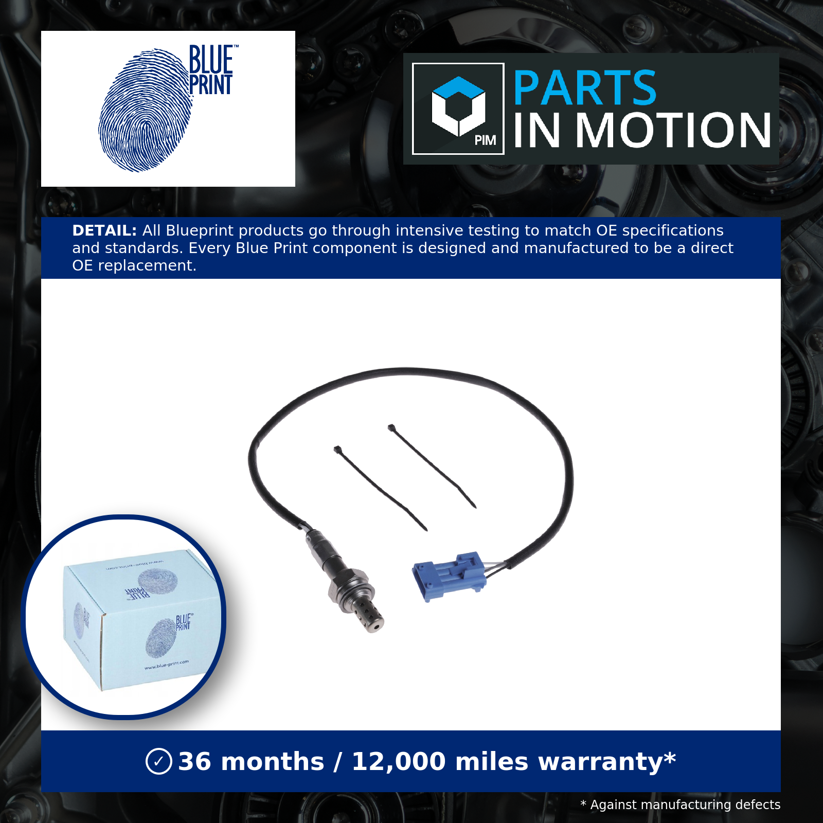 Lambda Sensor ADH27064 Blue Print Oxygen 279115219908 279915219903 Quality New