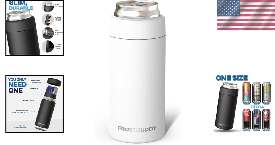 Mini enfriador de latas con aislamiento al vacío - apto para viajar Foto 2 de 4