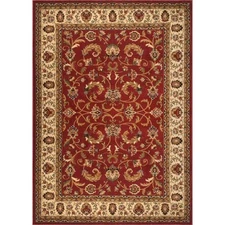 Royalty Red/Ivory 8 Ft. X 10 Ft. Indoor Area Rug