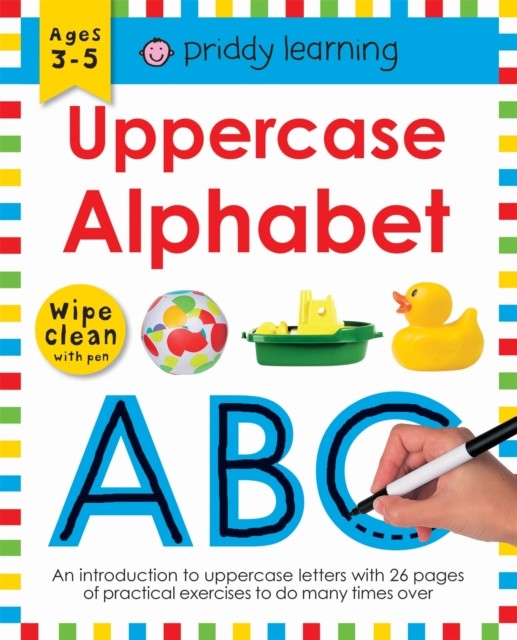 Uppercase Alphabet Wipe Clean Workbooks by Priddy Books (Spiral bound)