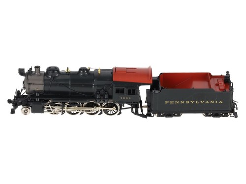 Key Imports HO BRASS PRR H-10 2-8-0 Steam Loco/Tender w/o Stocker #7009 LN/Box - Picture 4 of 12