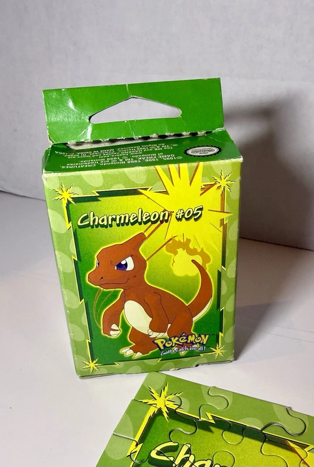 Pokemon MB 1999 rompecabezas vintage - Charmeleon Foto 4 de 4