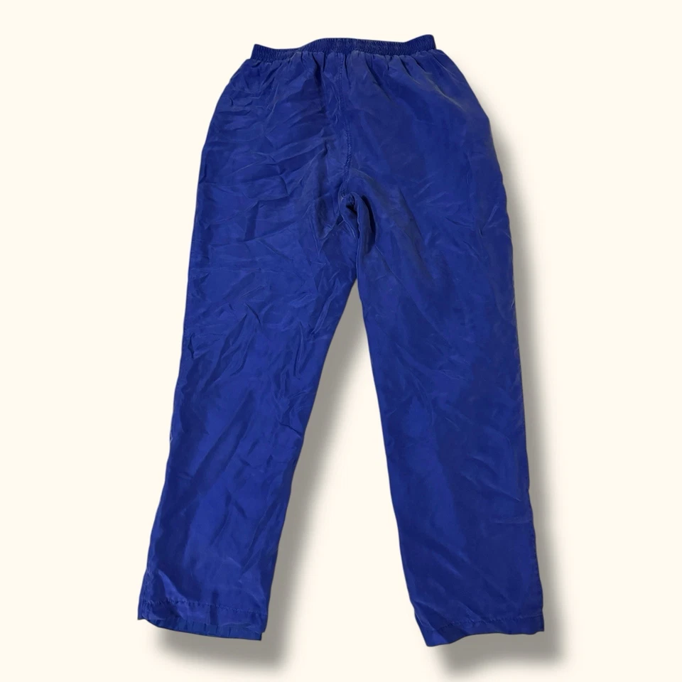 Conjunto de chándal completo Bogari 100 % seda para mujer púrpura M años 80 de colección defecto azteca Foto 4 de 4