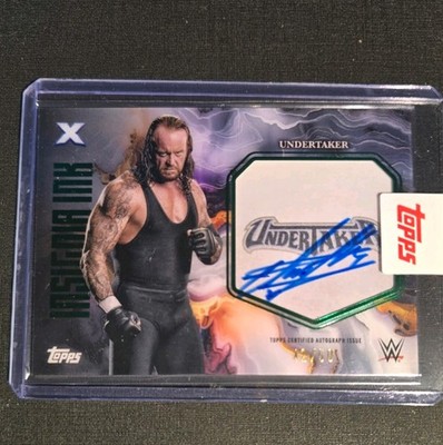 Topps WWE Exalted 2025 Green Insignia Ink Undertaker Autograph Serial #/50