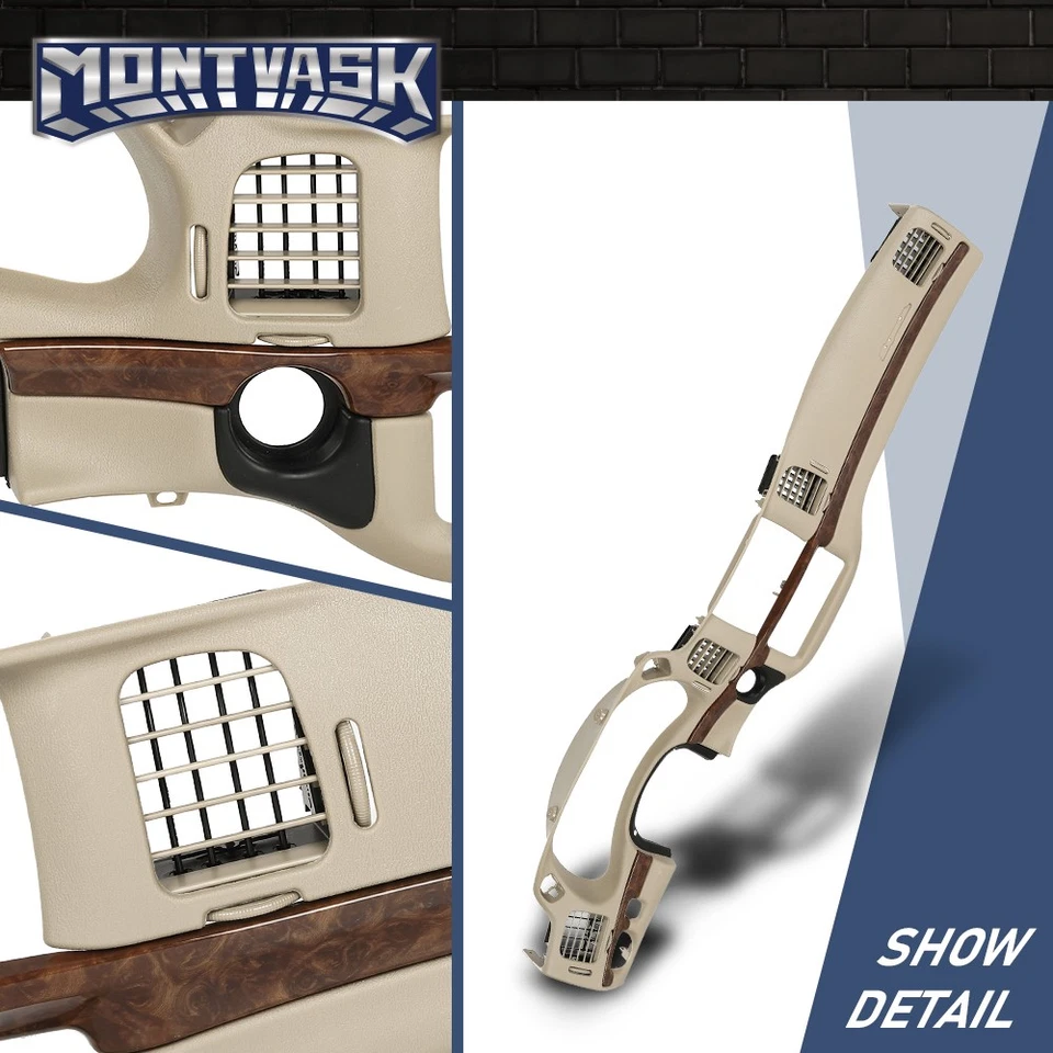 Dash Bezel Instrument Cluster Speedometer Trim Fit For 01-05 Chevrolet Impala Foto 4 de 4