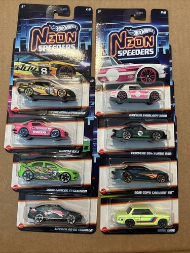 Hot Wheels Speeders à Tirer 1:43 - Voitures Miniatures Die-cast Métal - Neuves En Boîte - Vous Choisissez Le Modèle