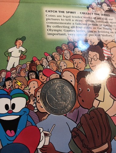 1995 S US Olympic Coins Atlanta Central Olympic Commemorative Half Clad - Picture 10 of 15
