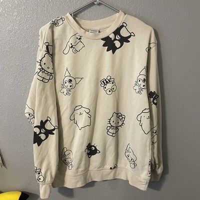 Sanrio Hello Kitty & Friends Cute Crewneck Sweater Pullover Women's Size Medium