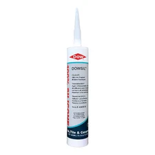 Dowsil 4045039 Silicone Sealant, 10 Oz, Cartridge, White, Silicone Base,