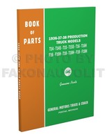 1936 1937 1938 GMC Truck Teile Katalog Master Katalog T14-T18 F16-F18 Pickup