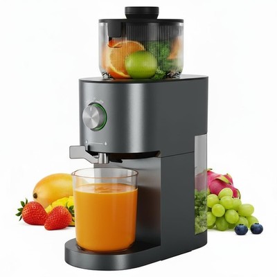 Marsail Slow Masticating Cold Press Juicer Machines, High Juice Yield, Self-Feed