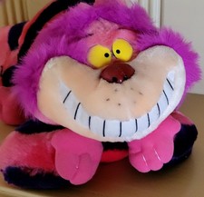 Disney Store Exclusive Alice in Wonderland Cheshire Cat Plush Stuffed Animal 18"