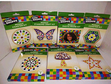 Lot Of 7 Make Shoppe Mosaic Coaster, Photo Frame,Sun Catcher And Standing Kit