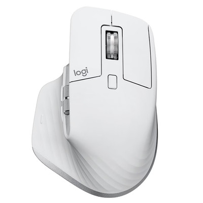 Logitech MX Master 3S Wireless Mouse for Mac Ultra-Fast Scrolling - Pale Gray