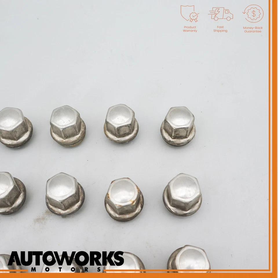 97-06 Jaguar XKR XK8 X100 conjunto de 20 parafusos de porca de aro de roda MNA6266AA FABRICANTE DE EQUIPAMENTO ORIGINAL - Imagem 3 de 4