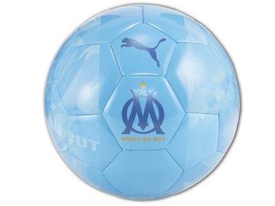 Puma Olympique Marseille Fan Ball blau OM Fußball Ball Training Freizeit Gr.5