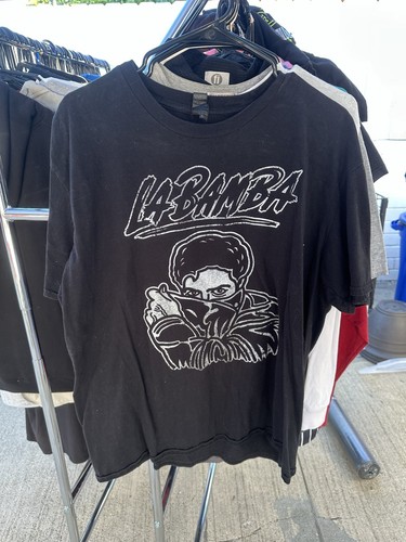 Used Adult La Bamba Bob T Shirt size XL ANVIL Rock Roll Music