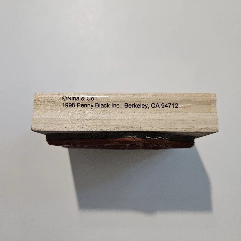 BALLERINA BUNNY Penny Black Rubber Stamp Nina & Co 1016H Dance Flowers E777 - Изображение 2 из 4