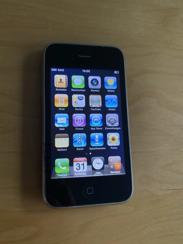 Apple iPhone 3G - 8GB - Schwarz (Ohne Simlock) A1241 (GSM), Foto 3 von 5