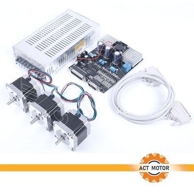 Nema23 3 Axis Driver Board Kit Schrittmotor 2,0A 90 Ncm CNC Stepper Motor 24V