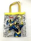 Vintage X-Men Clear Vinyl Tote Bag Wolverine Cyclops Storm Marvel Comics