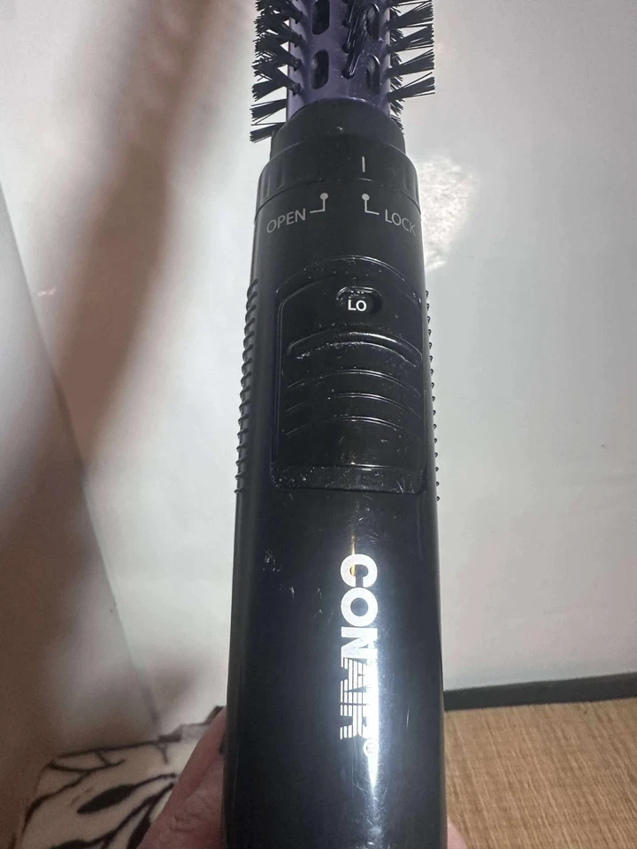 Cepillo de aire caliente Conair 2 en 1 — Cepillo para rizos y cerdas de peinado, calor alto/bajo, doble Foto 2 de 4