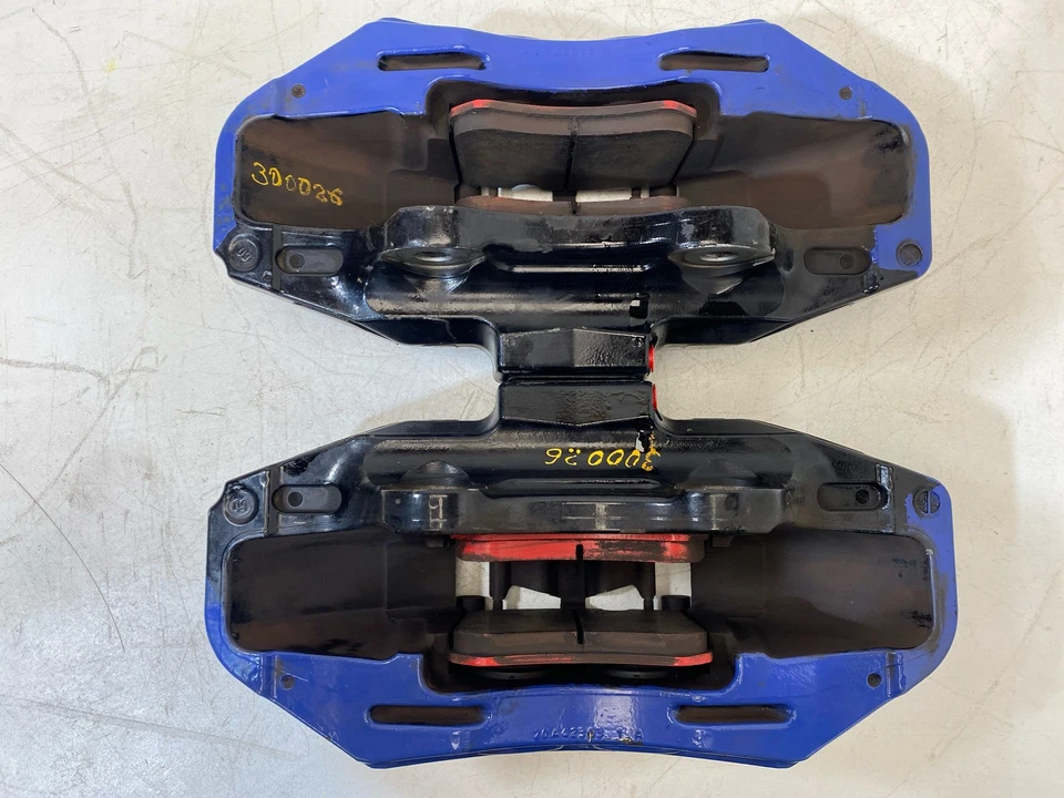 BMW X5M SPORT 2010-2013 4,4 Twin Turbo Juego de 4 pinzas de freno azules y rotores M Foto 4 de 4