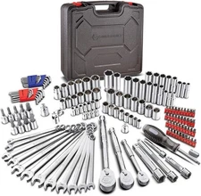 Powerbuilt 642453 152 Piece 1/4-inch, 3/8-inch, and 152 Piece, Silver 