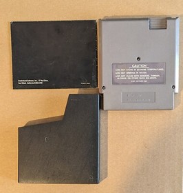 NES Raid on Bungeling Bay 1987 Cart, Manual  Black Sleeve Tested Nintendo Used 