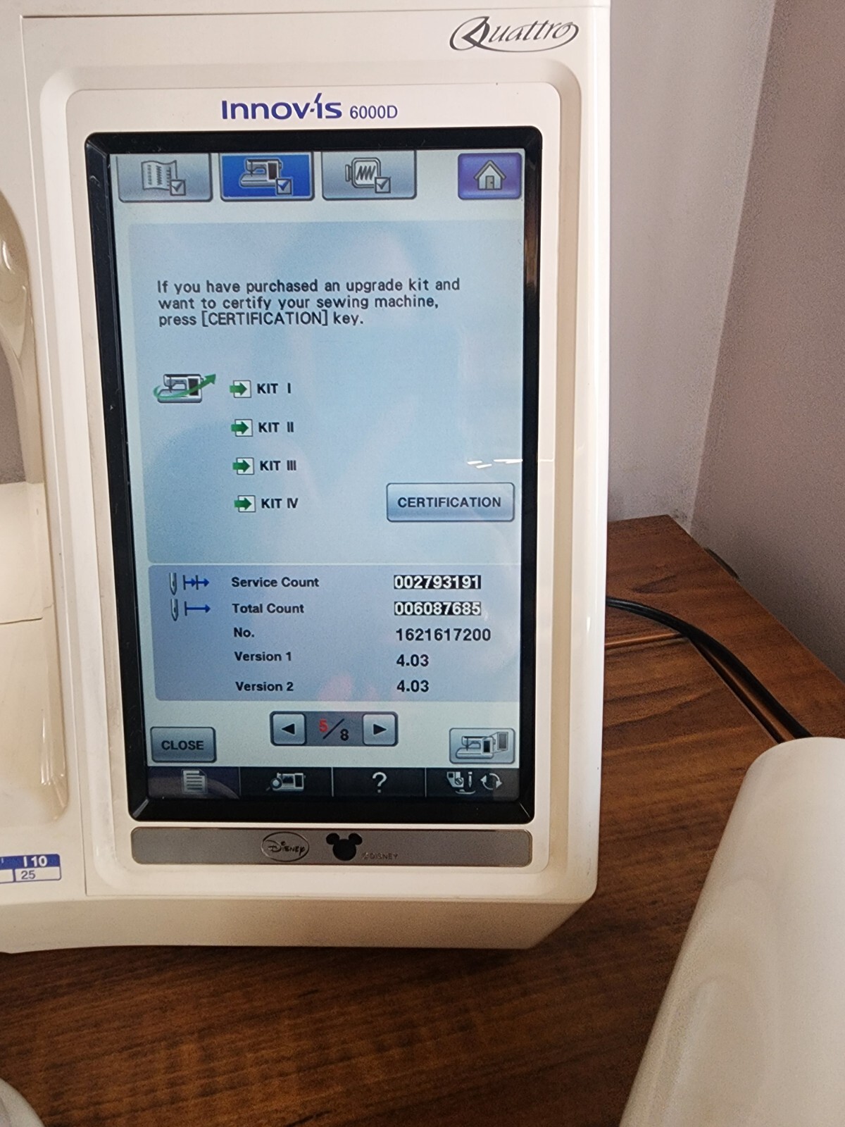 Brother Quattro Innov'is 6000D Embroidery Sewing Quilting Machine Case