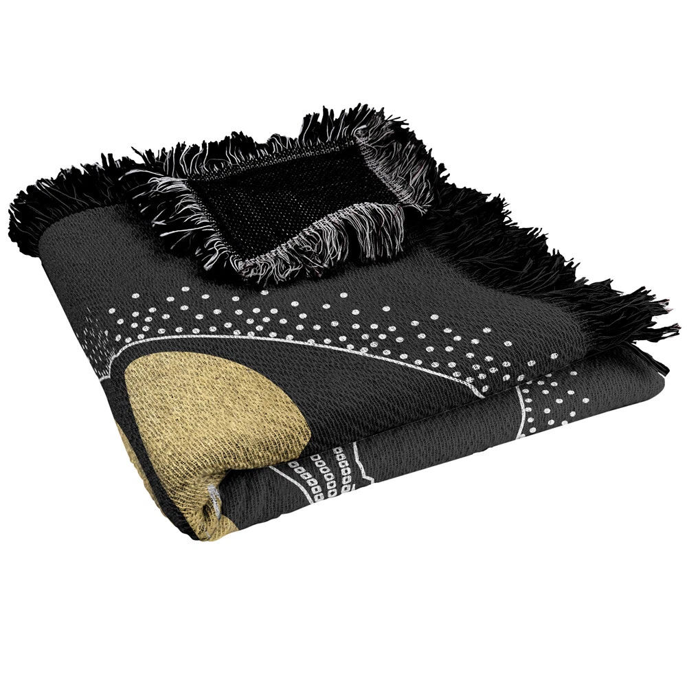 Harry Potter Blanket, 50"x60" Hogwarts Full Moon Woven Blend Throw