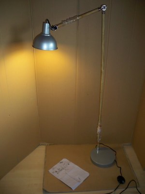 Stehleuchte  Spot-Light ERIC naturholz/ silber, Standleuchte, Bodenleuchte