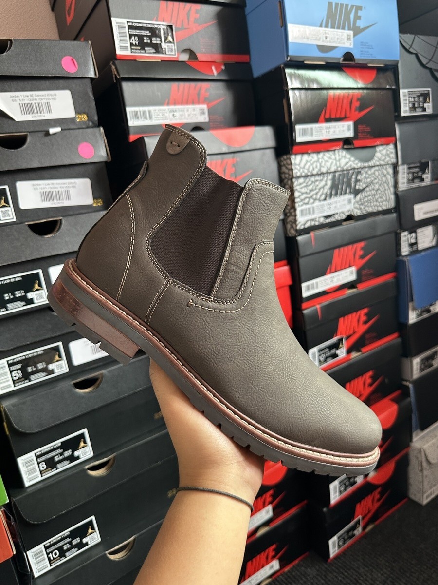 Men's Dockers Ransom Chelsea Boots Casual Lightweight Dark Brown 90479393