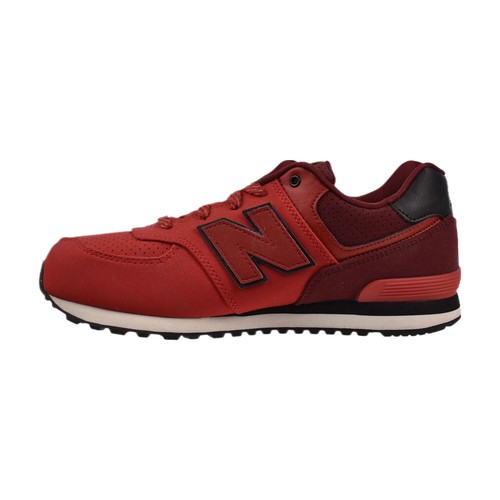 New Balance 574 Big Kid's Shoes Red KL574-YIG - Picture 4 of 6