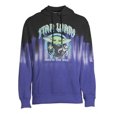 Star Wars Men's Washed Child Light It Up Graphic Pullover Hoodie size 3X