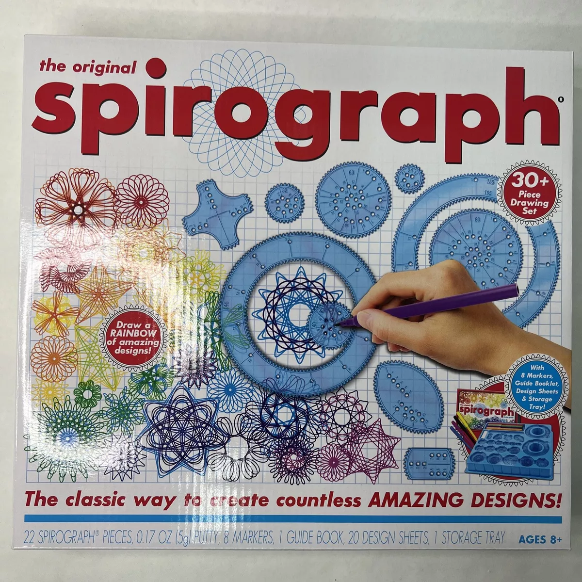 The Original Spirograph Drawing Kit with Markers and Guide Book