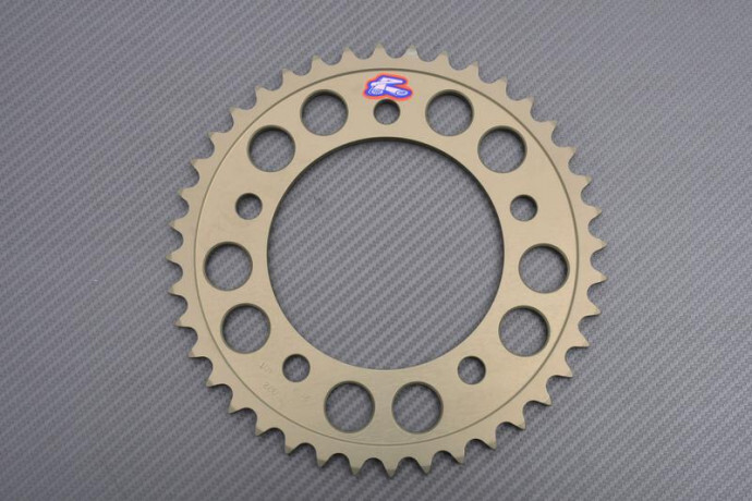 Couronne RENTHAL UltraLight en duralumin anodisé pour Honda CBF 1000
