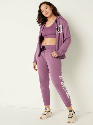 Victoria's Secret SMALL *PINK* EVERYDAY LOUNGE SKINNY JOGGER lila Eisfolie Logo - Bild 3 von 4