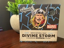 Dr Squatch Limited Edition Marvel Soap Thor Divine Storm ⛈️ 1 New Bar 🧼