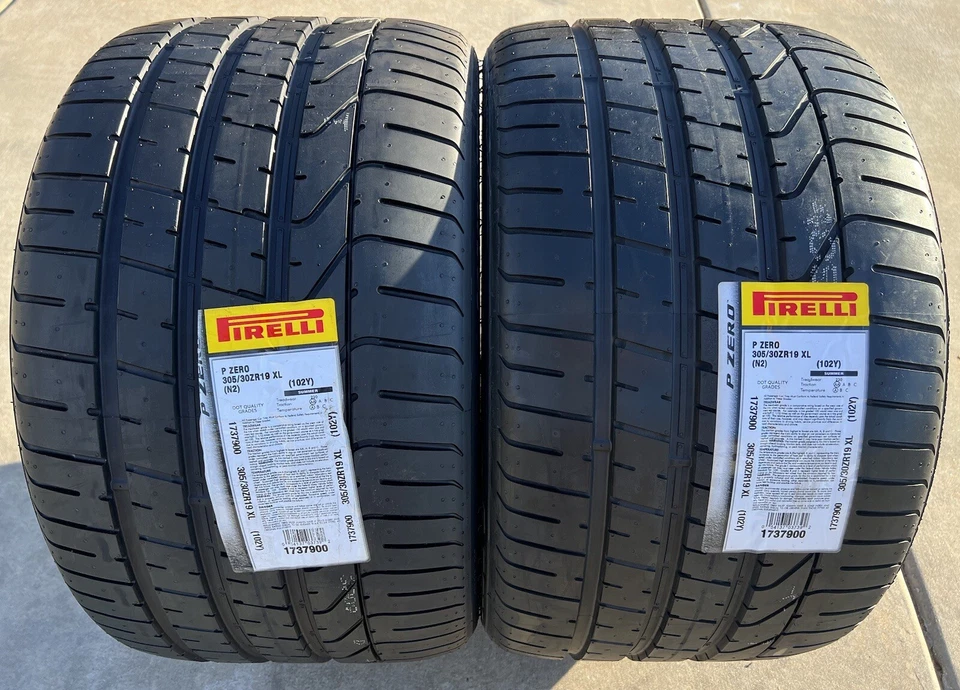 SET OF TWO BRAND NEW 305/30ZR19 (102Y) Pirelli P Zero PZero Tires - Image 2 of 4