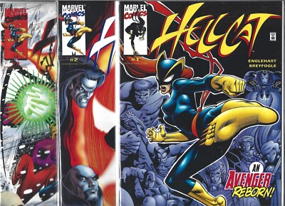 HELLCAT #1-#3 SET (NM-) MARVEL COMICS, THE AVENGERS, $3.95 FLAT RATE SHIPPING