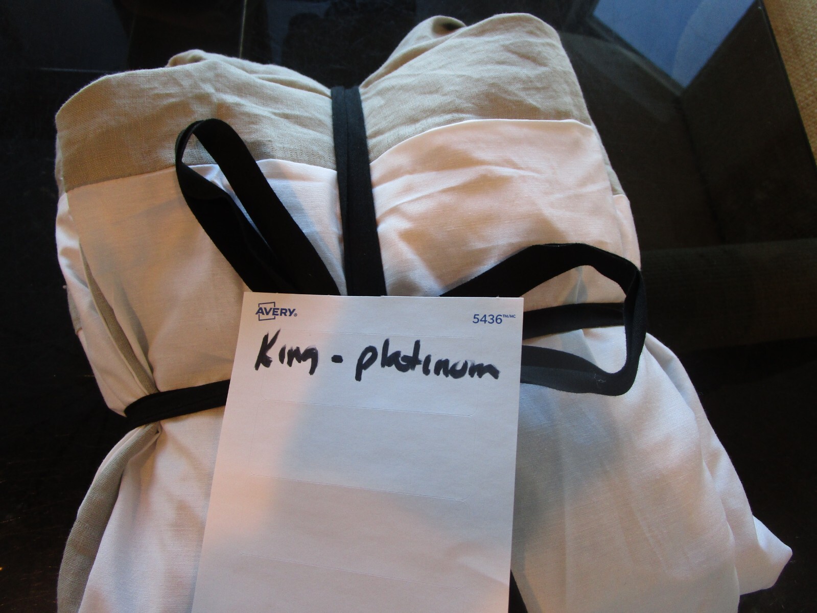 West Elm Belgian linen bedskirt bed skirt king platinum New wo tag refolded eBay