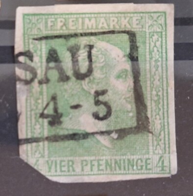 Deutsche Staaten Briefmarke - Preußen 1858-1860
