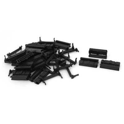 20Pcs FC-20P 20Pin 2.54mm Pitch ISP JTAG Socket Connector for Flat Ribbon Cable