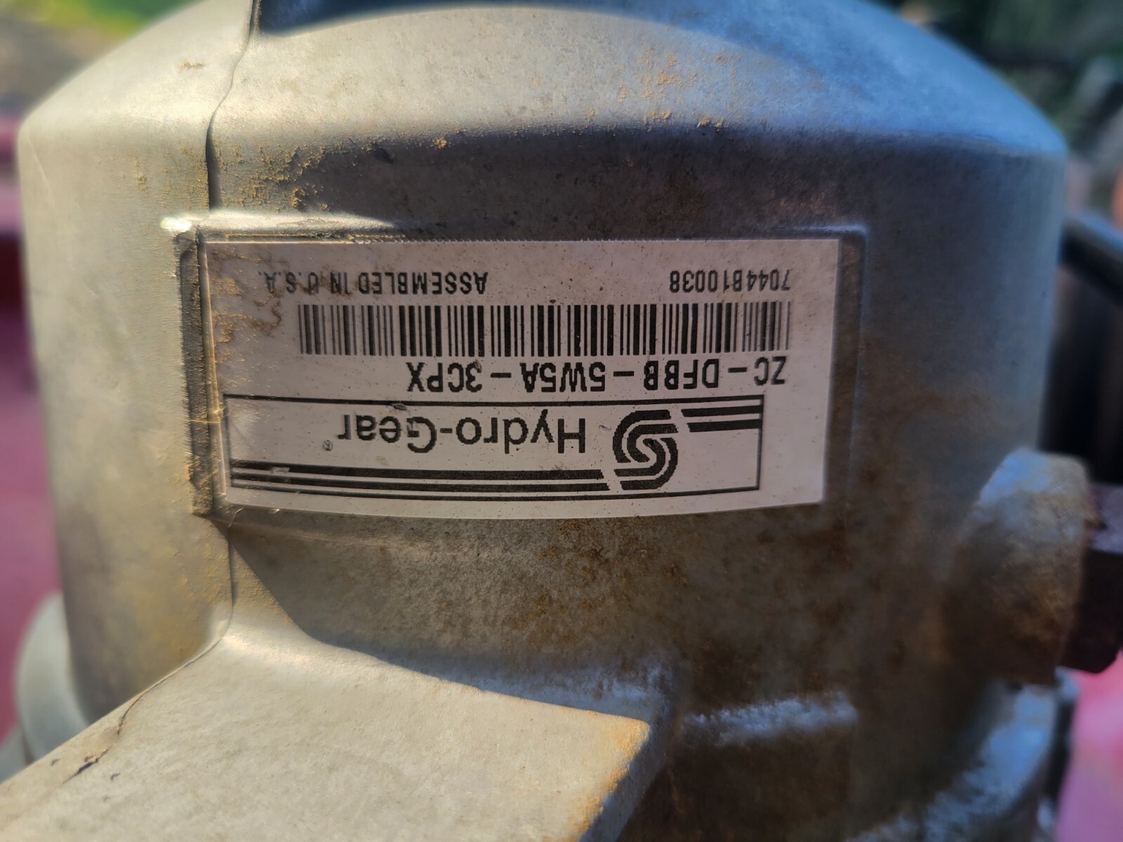 Toro Timecutter Z4200 LH Hydro Gear ZCDFBB5W5A3CPX / 74360 eBay