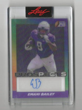 2024 Leaf Pro Set Metal Emani Bailey Lenticular Purple RC Auto SP PR-EB1 3/5