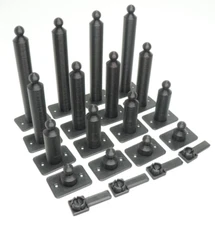 Standard Track Support & Clip - 20 Piece Set for Carrera 124 / 132 / Evolution