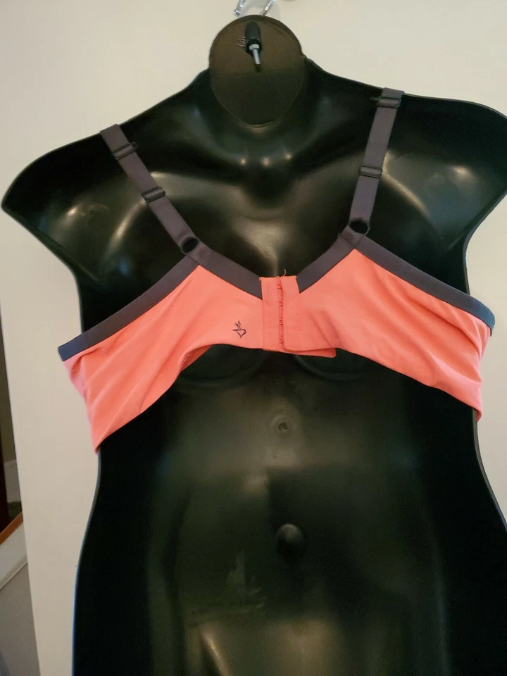 Sujetador deportivo Torrid Active para mujer talla 44D/color melocotón/usado en excelente estado Foto 4 de 4