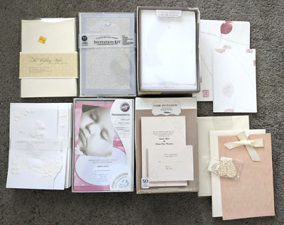 LARGE LOT PRINTABLE INVITATIONS LOT GARTNER + MORE WEDDING ANNOUNCEMENTS ETC