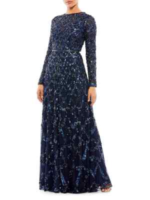 Mac Duggal Womens Navy Floral Embellished Formal Evening Gown Sz 22 | eBay Mac Duggal Womens Navy Floral Embellished Formal Evening Gown Sz 22 | eBay